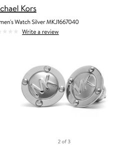 Michael Kors Button Earings